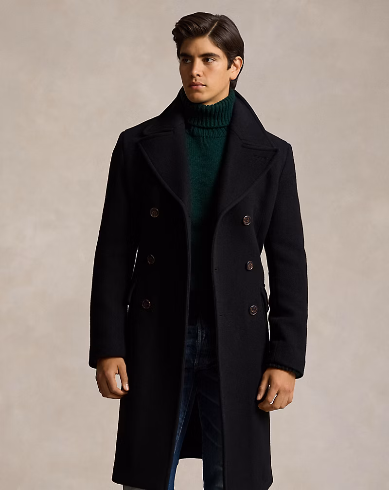 Polo Soft Tailored Wool-Blend Car Coat