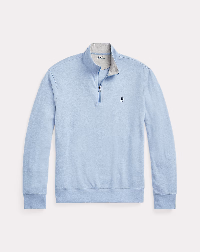 Luxury Jersey Quarter-Zip Pullover