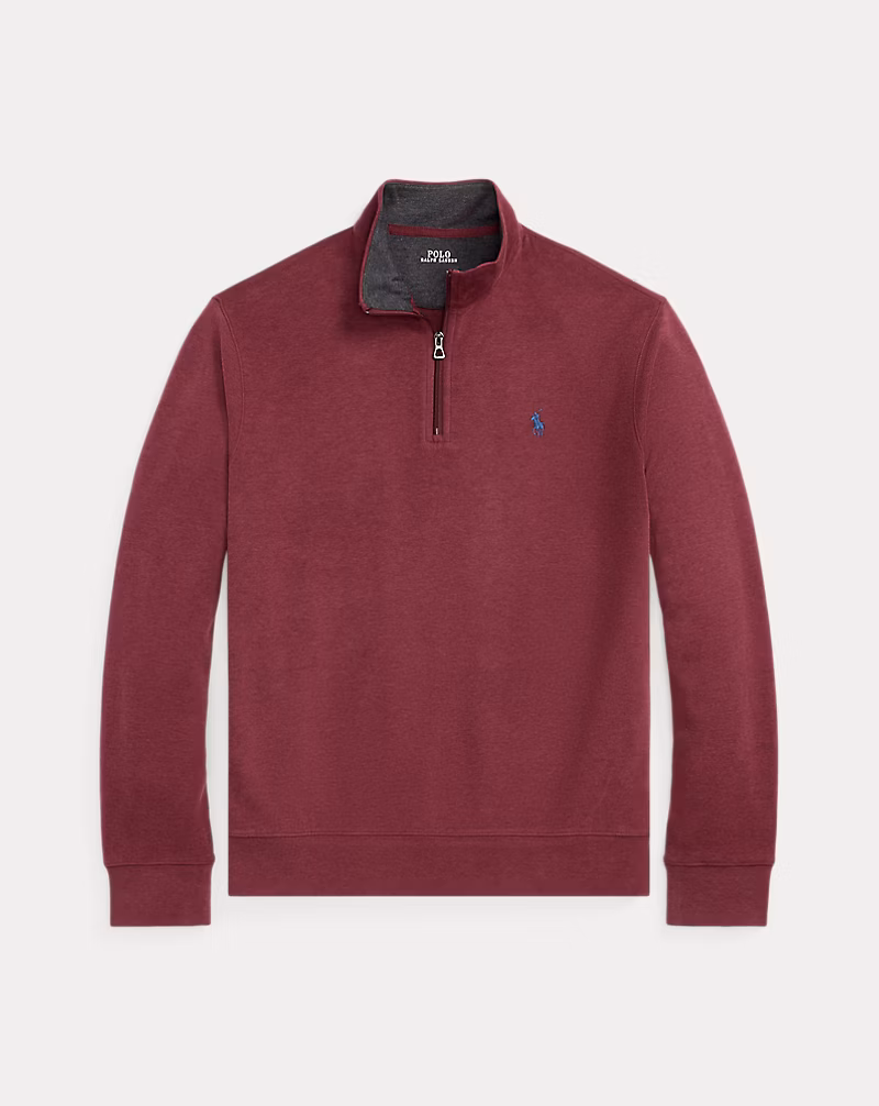 Luxury Jersey Quarter-Zip Pullover