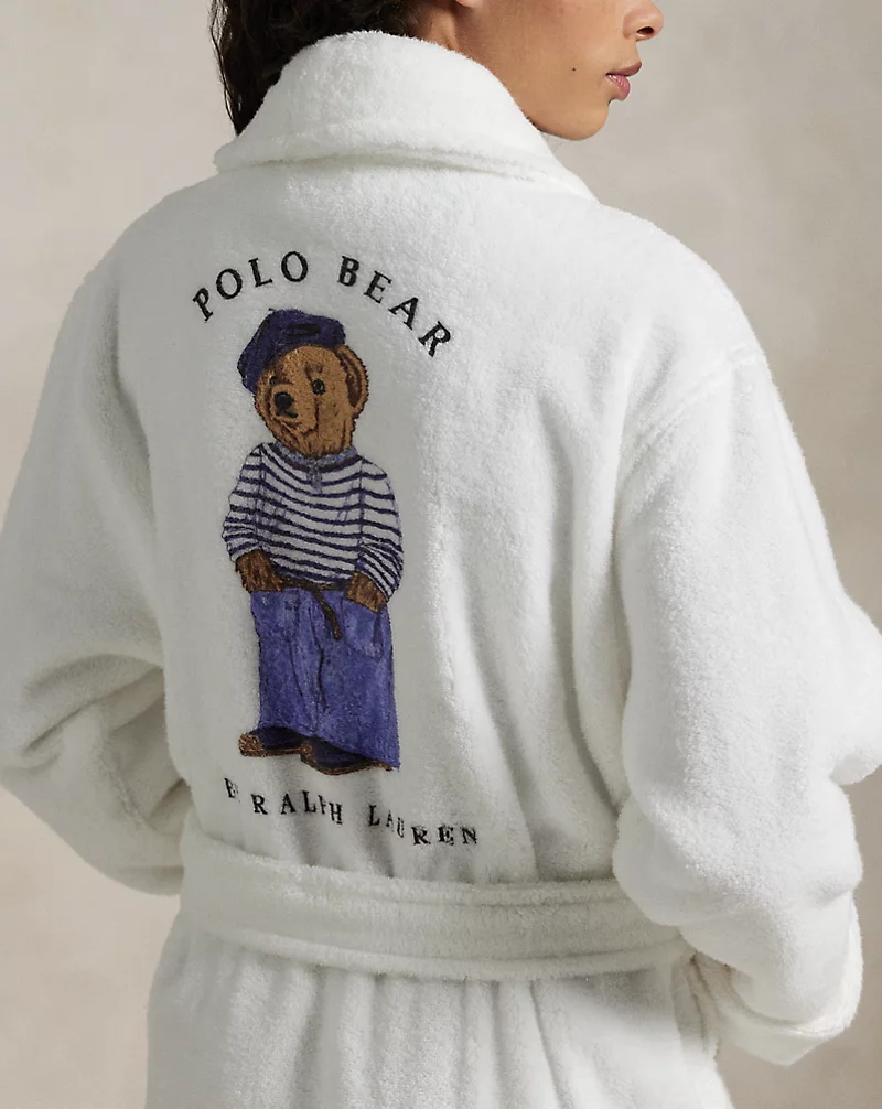 Polo Bear Cotton Terry Robe