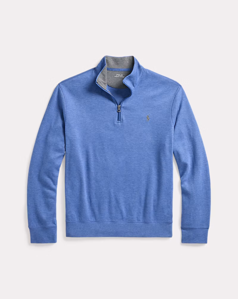 Luxury Jersey Quarter-Zip Pullover