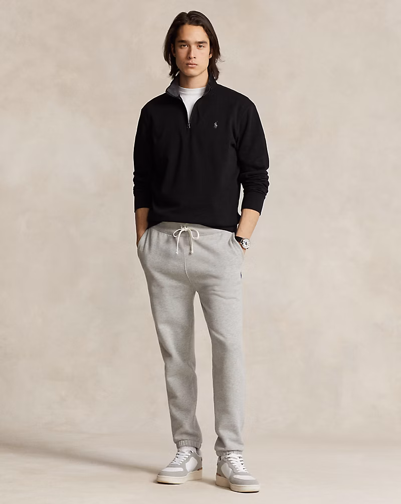 Luxury Jersey Quarter-Zip Pullover