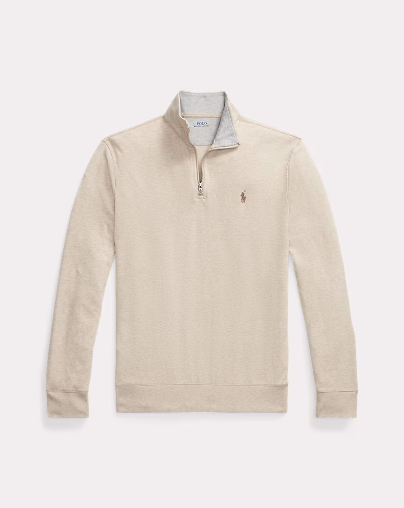 Luxury Jersey Quarter-Zip Pullover