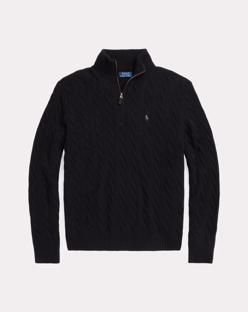 Cable-Knit Wool-Cashmere Sweater