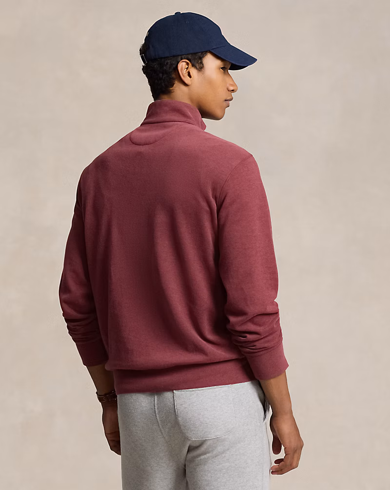 Luxury Jersey Quarter-Zip Pullover