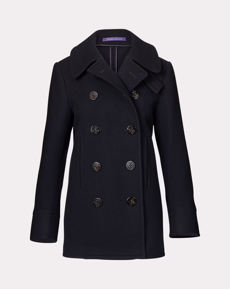 Logan Double-Faced Wool-Cashmere Peacoat