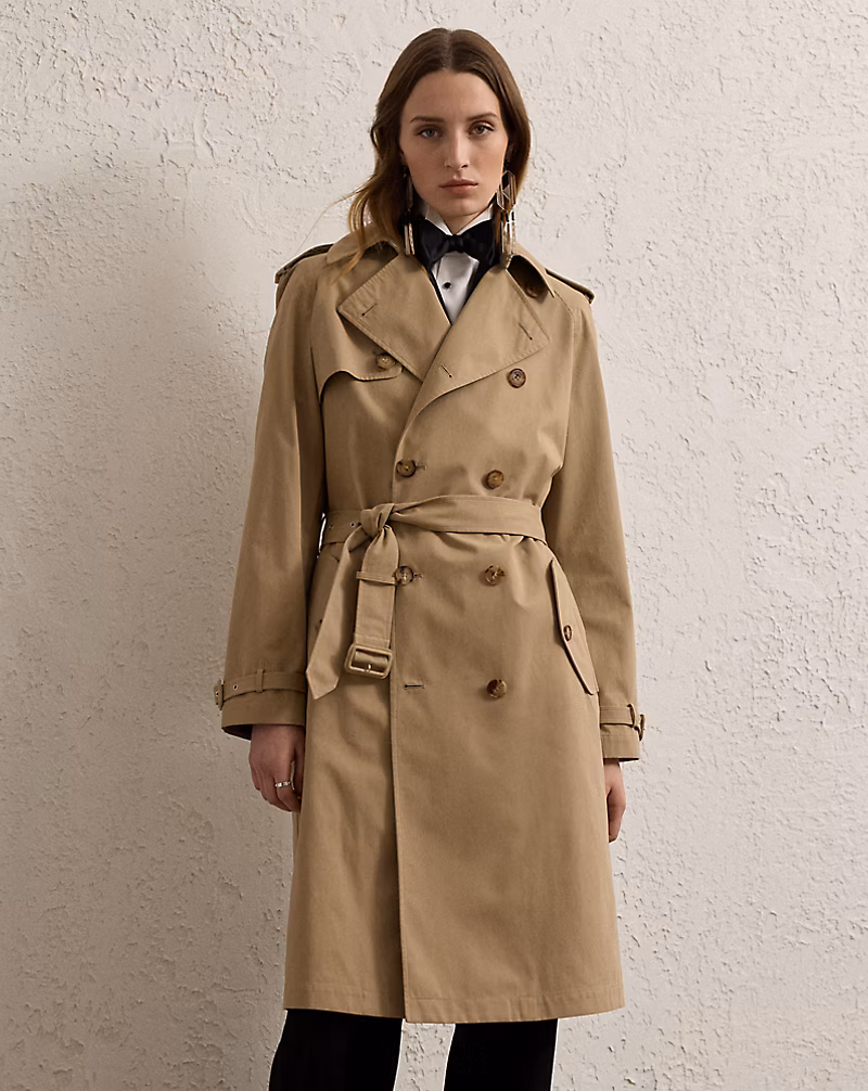 Niles Cotton Twill Trench Coat