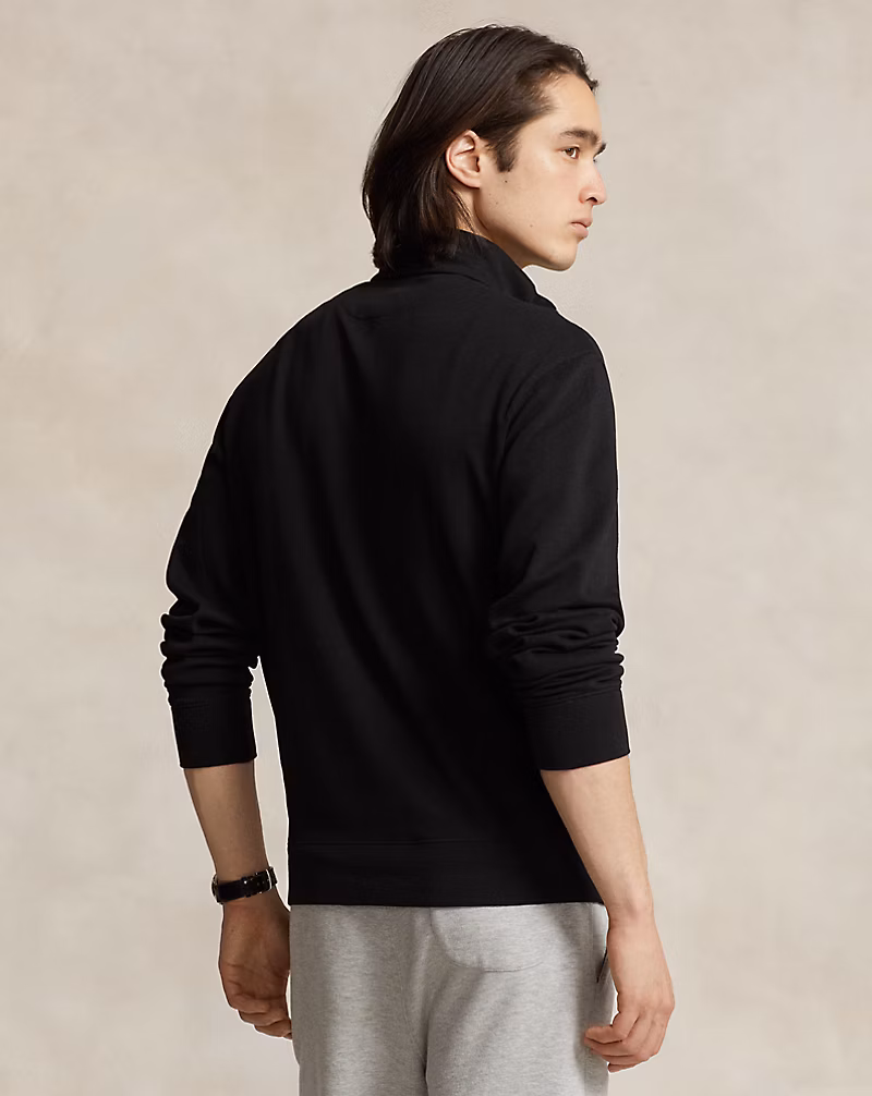 Luxury Jersey Quarter-Zip Pullover
