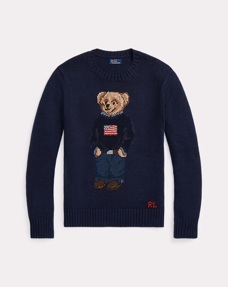 Polo Bear Cotton-Linen Sweater