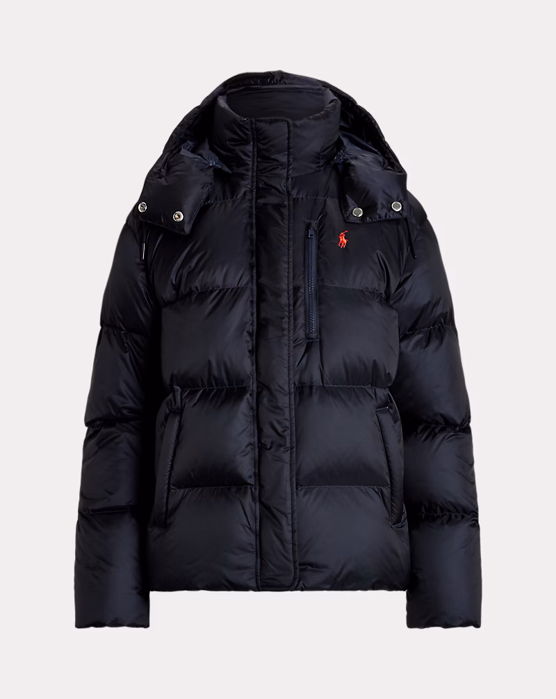 Water-Repellent Quilted Down Jacket