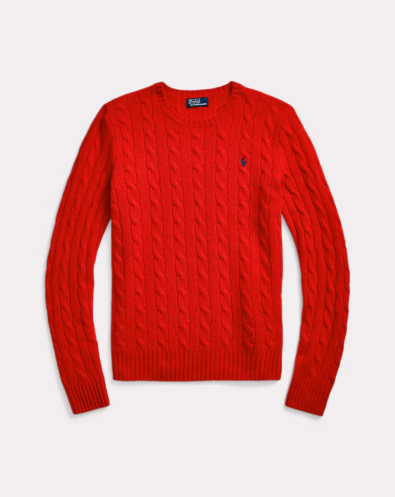 Cable-Knit Wool-Cashmere Sweater