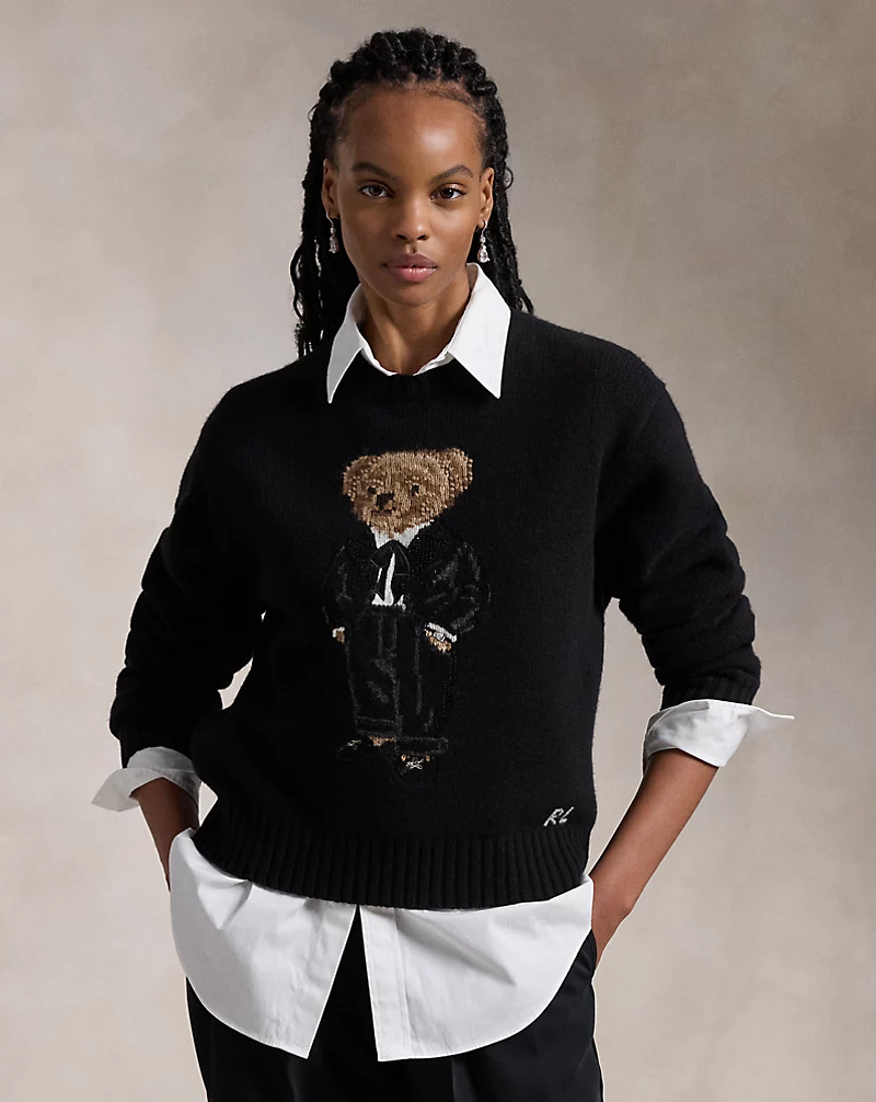 Polo Bear Wool-Cashmere Sweater