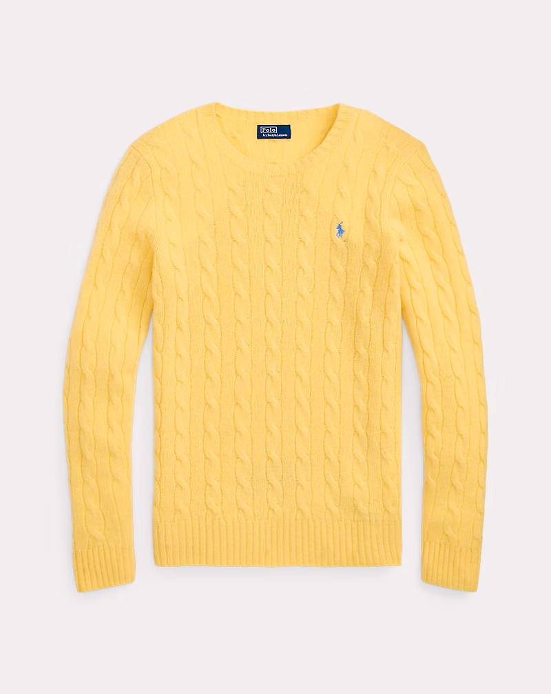 Cable-Knit Wool-Cashmere Sweater