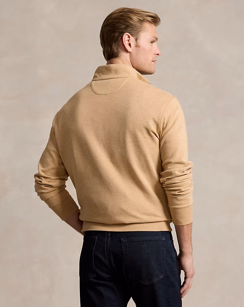 Luxury Jersey Quarter-Zip Pullover
