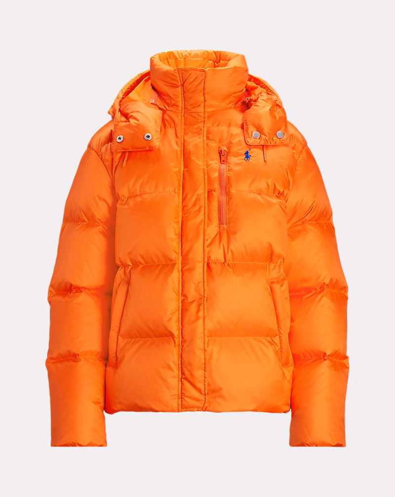 Water-Repellent Quilted Down Jacket
