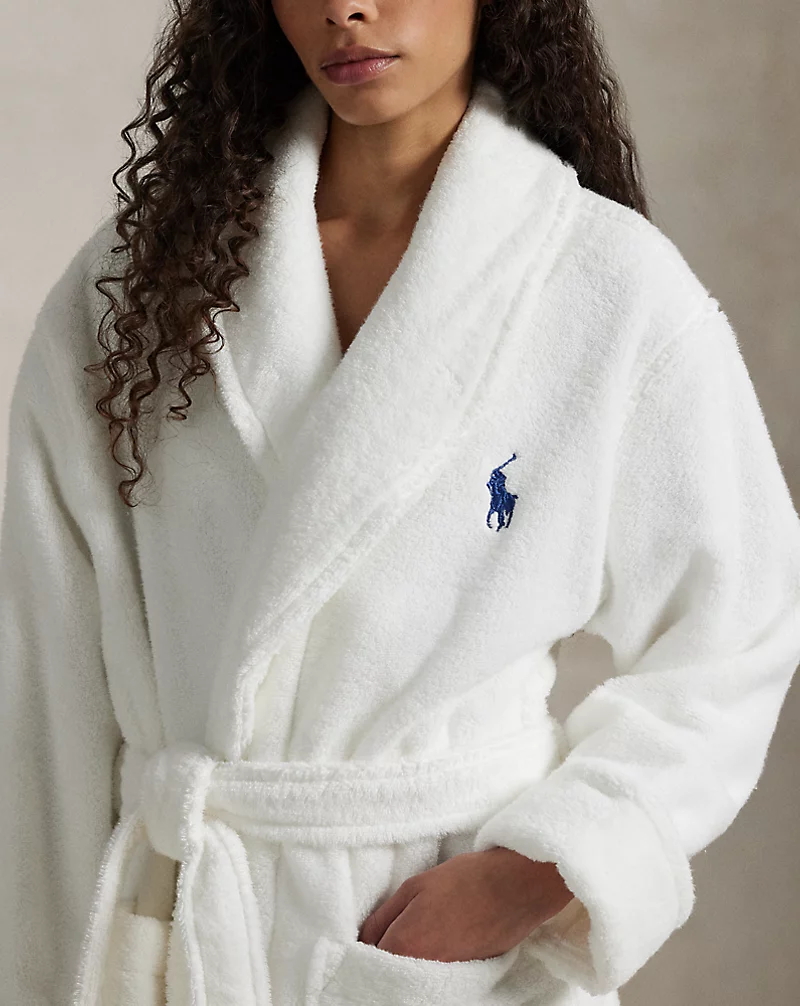 Polo Bear Cotton Terry Robe