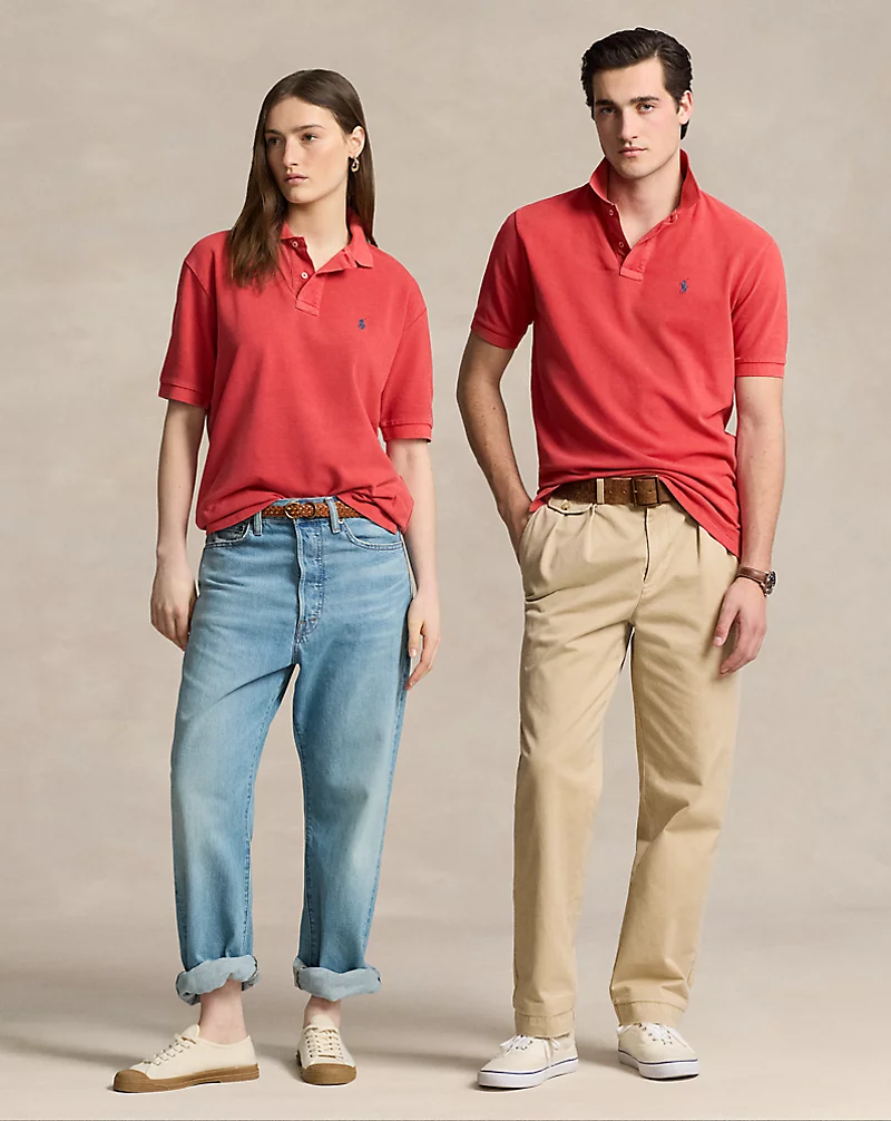 Original Fit Mesh Polo Shirt