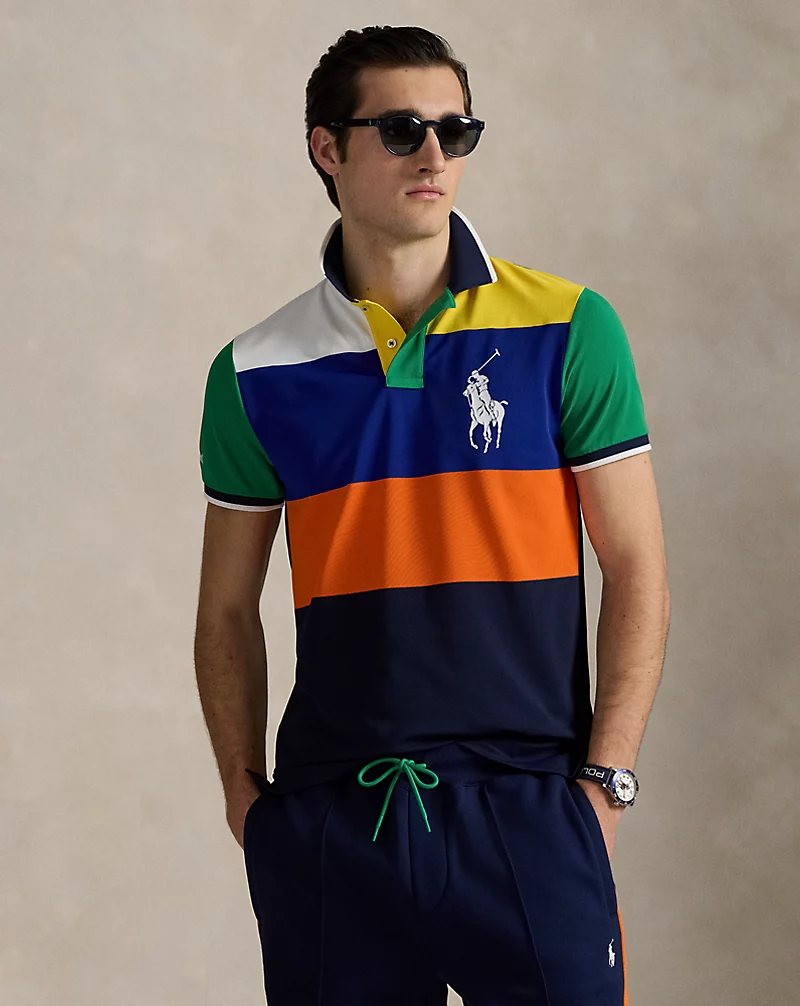 US Open Custom Slim Mesh Polo Shirt