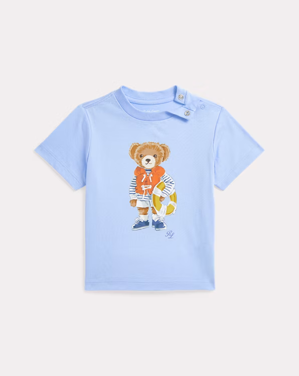 Polo Bear Cotton Jersey T-Shirt