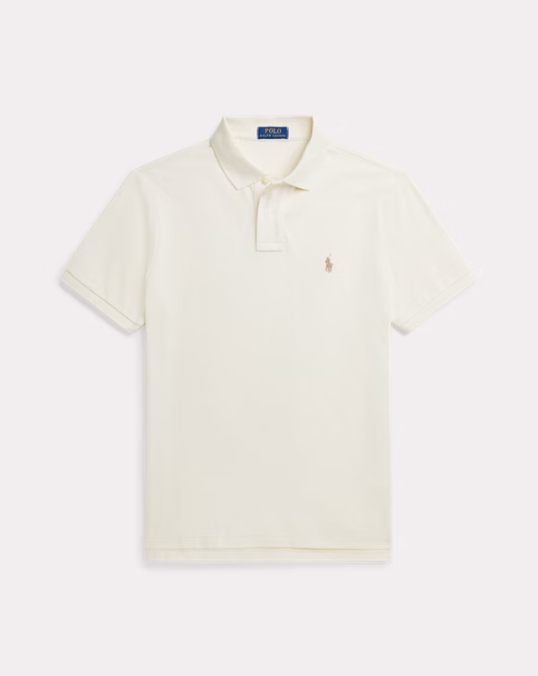 Custom Slim Fit Mesh Polo Shirt
