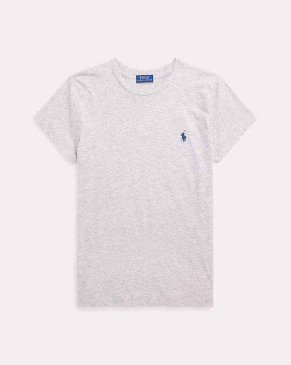 Cotton Jersey Crewneck T-Shirt