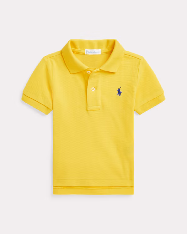 Cotton Mesh Polo Shirt