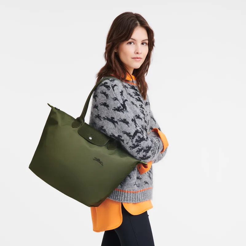 Le Pliage Green L Tote bag